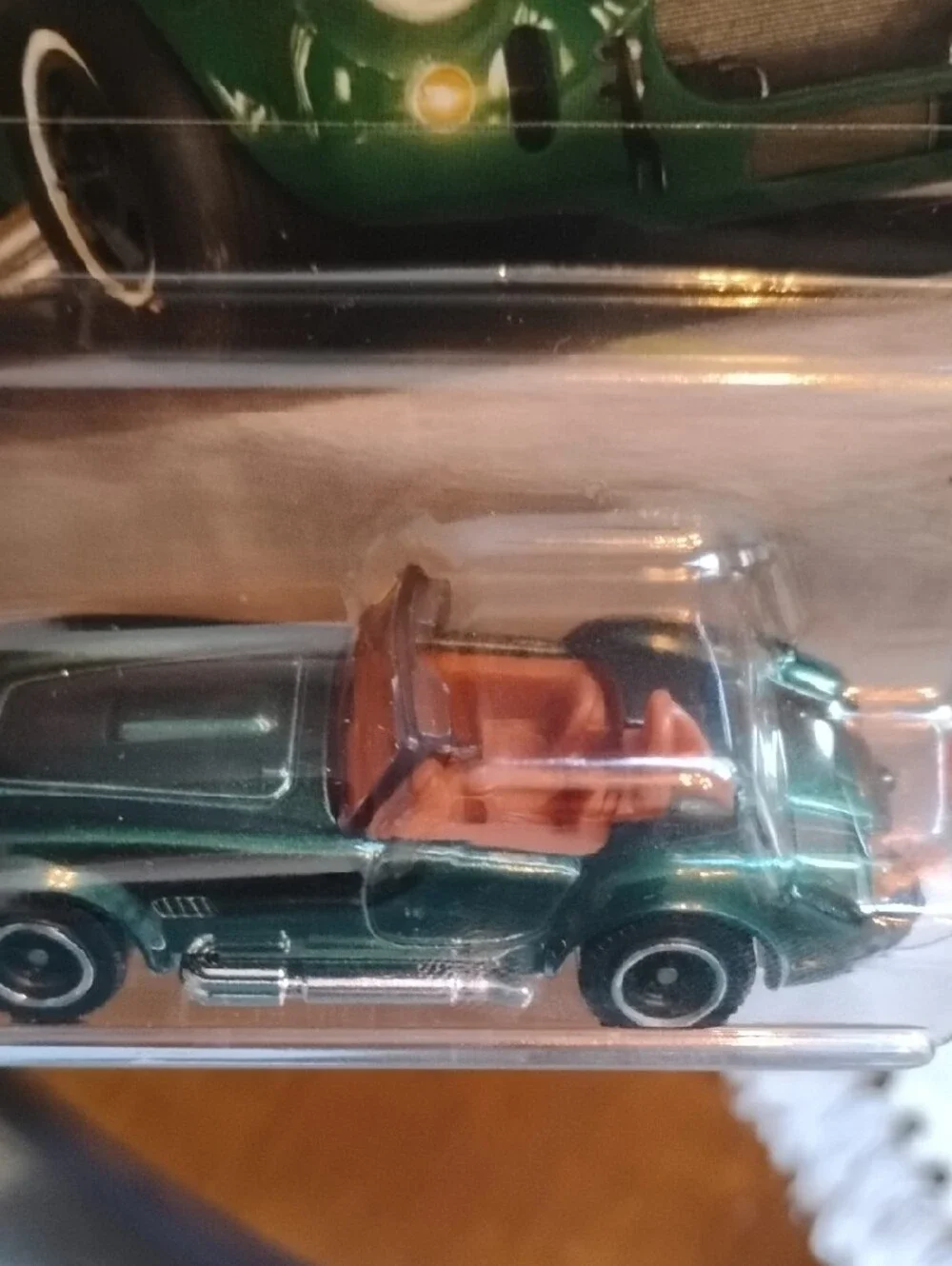 Mattel Matchbox Metallic Green Convertible Roadster Shelby Cobra 427